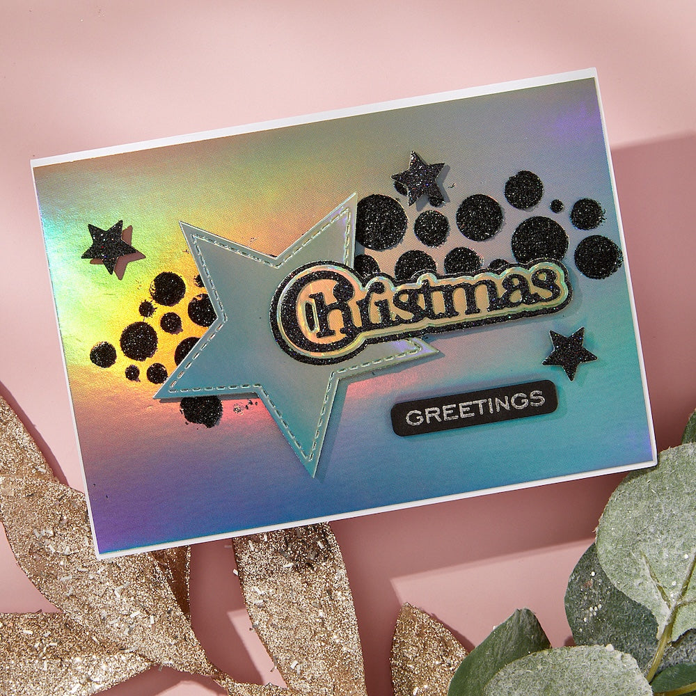 Spellbinders Essential Stars Etched Dies s4-1451 stars