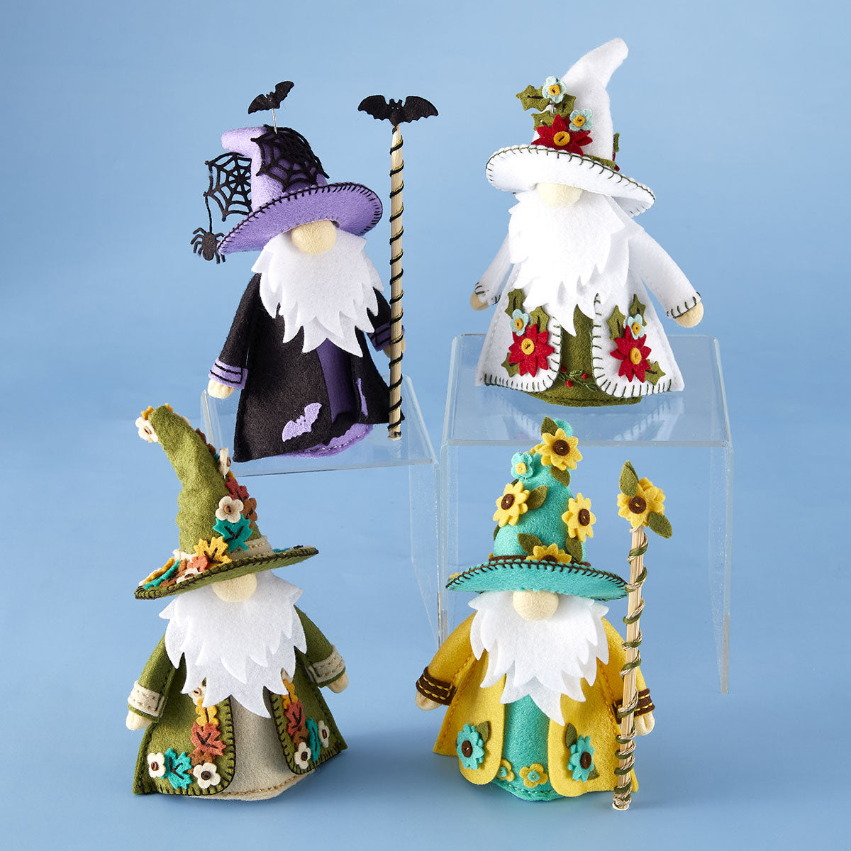 Spellbinders Fergus Etched Dies s7-278 seasonal gnomes