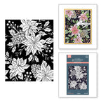 Spellbinders Festive Poinsettias Press Plate bp-226
