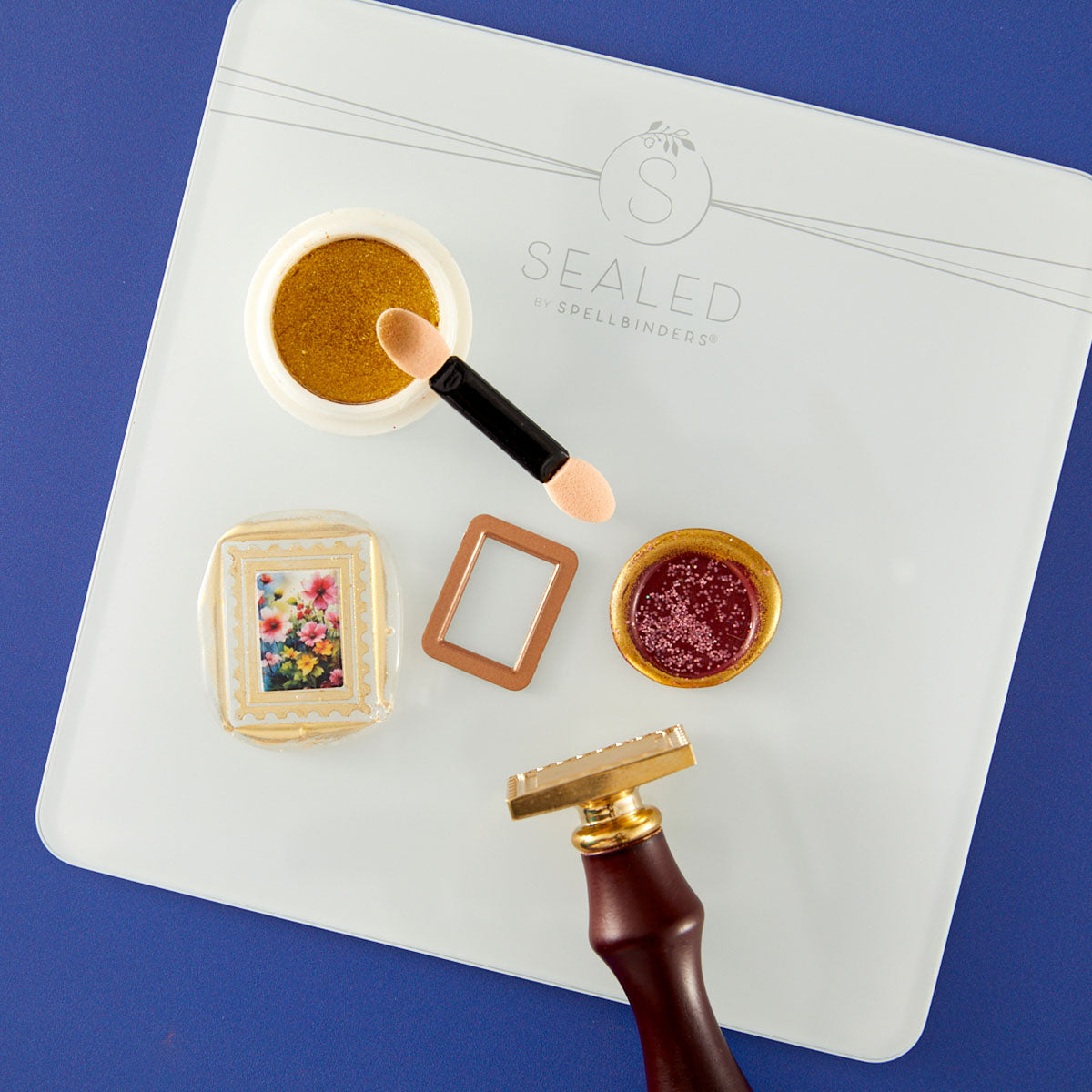 Spellbinders Gold Bullion Wax Seal Powder wsa-004 color