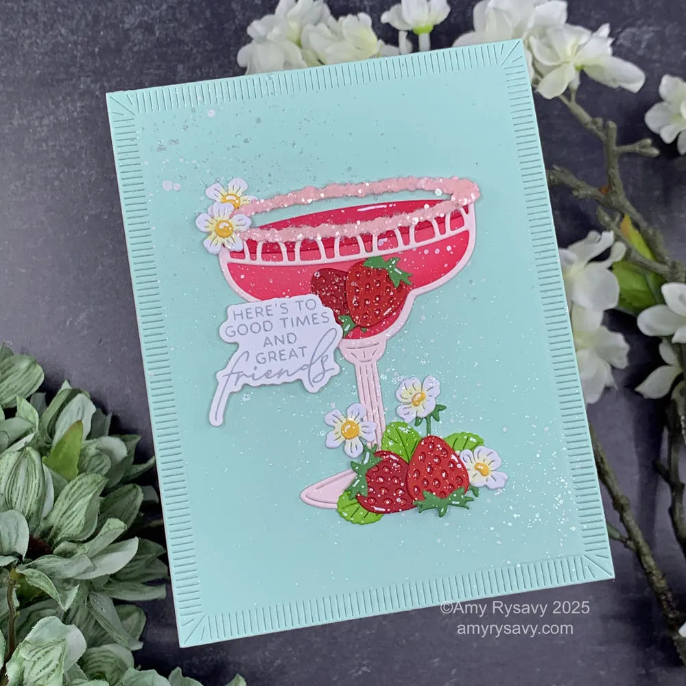 Spellbinders Happier Hour Die Bundle friends