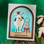 Spellbinders Landscape Edges Etched Dies s4-1408 cow 