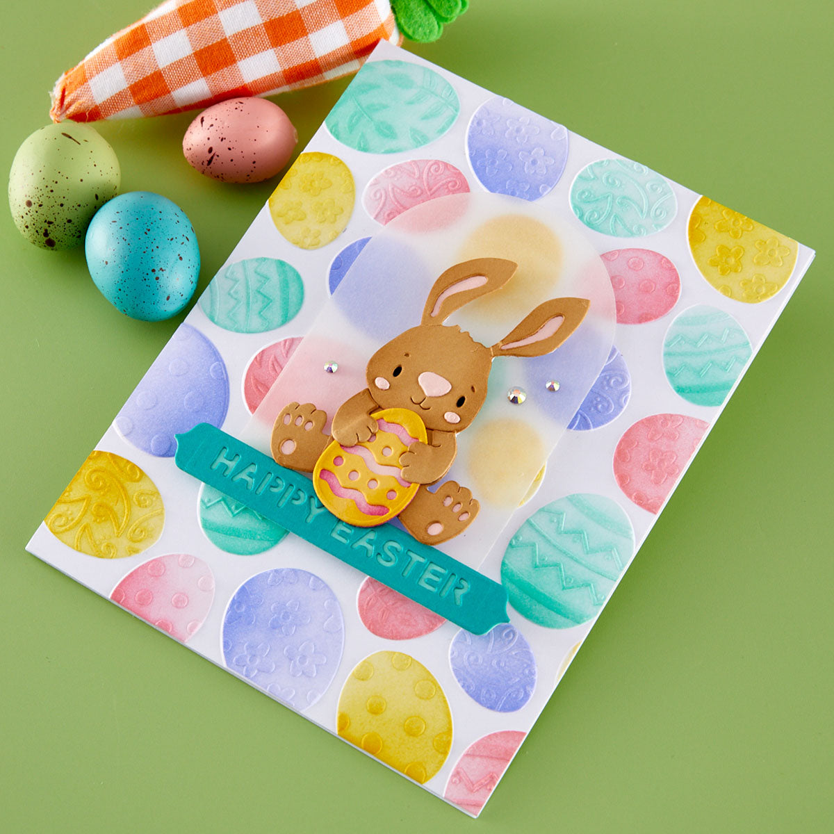 Spellbinders Layered Ornate Eggs Stencils stn-124 Easter