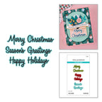 Spellbinders Merry Greetings Etched Dies s4-1552