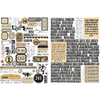 Spellbinders Noted Details Rub Ons scsr-016 stickers
