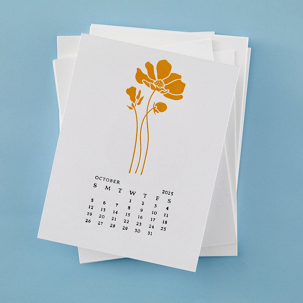Spellbinders October Cosmos Press Plates bp-254 calendar