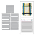 Spellbinders Plaid Builder Layered Stencils stn-100