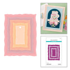 Spellbinders Playful Stitched Panels Etched Dies s5-747