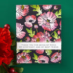 Spellbinders Poppy Background Press Plate bp-217*