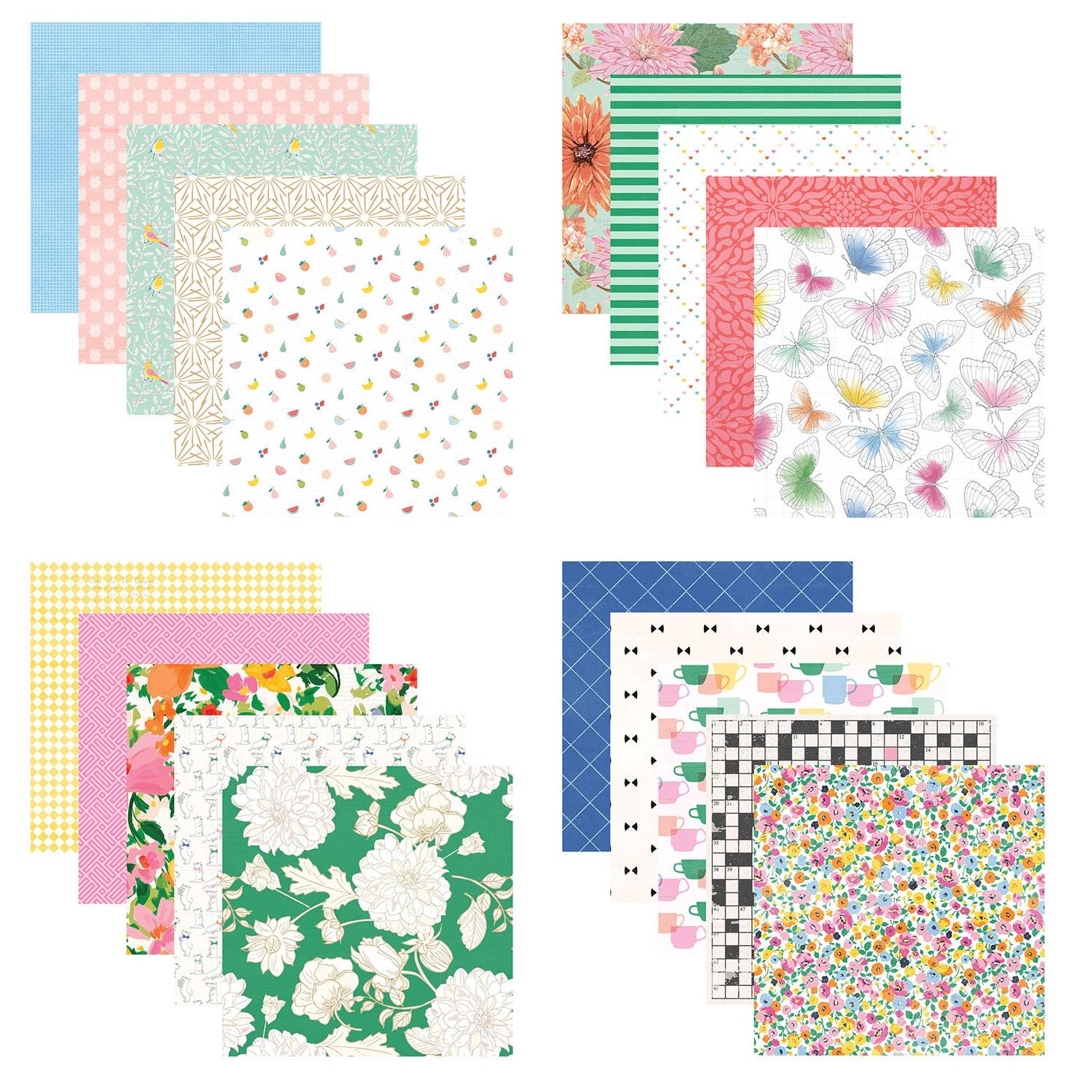 Spellbinders Rosie's Studio Breakfast in Bed 6x6 Designer Paper Pad 169214
