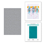 Spellbinders Scribbled Letter Embossing Folder ses-065
