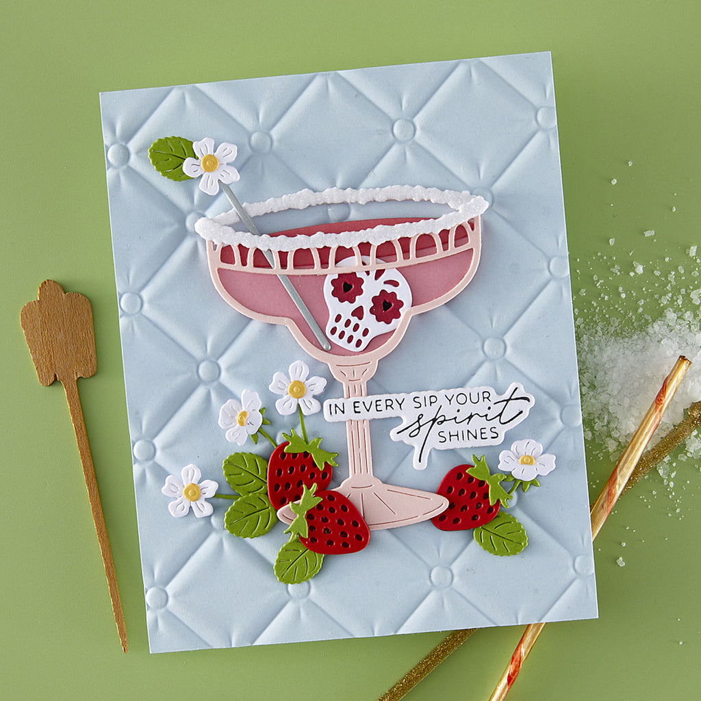 Spellbinders Sip Sip Ole Sentiments spirit