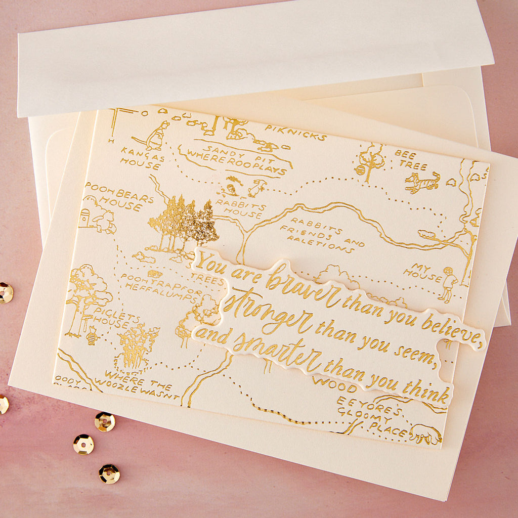 Spellbinders The Hundred Acre Wood Press and Foil Plate bp-343 map