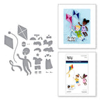 Spellbinders Up and Away Etched Dies s4-1433