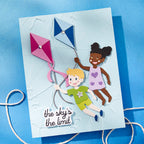 Spellbinders Up and Away Etched Dies s4-1433 sky's the limit