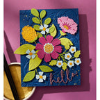 Spellbinders Vivid Blooms Etched Dies s6-250 bouquet