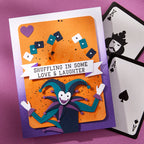 Spellbinders Wild Joker Etched Dies s5-686 shuffling