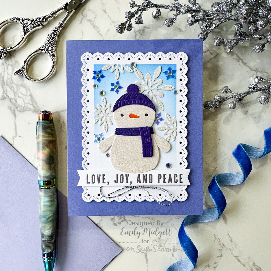 Simon Says Stamp Splendid Snowflakes Wafer Dies s1098 DieCember Holiday Card | color-code:ALT06