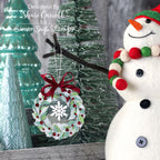 Simon Says Stamp Splendid Snowflakes Wafer Dies s1098 DieCember Christmas Tag