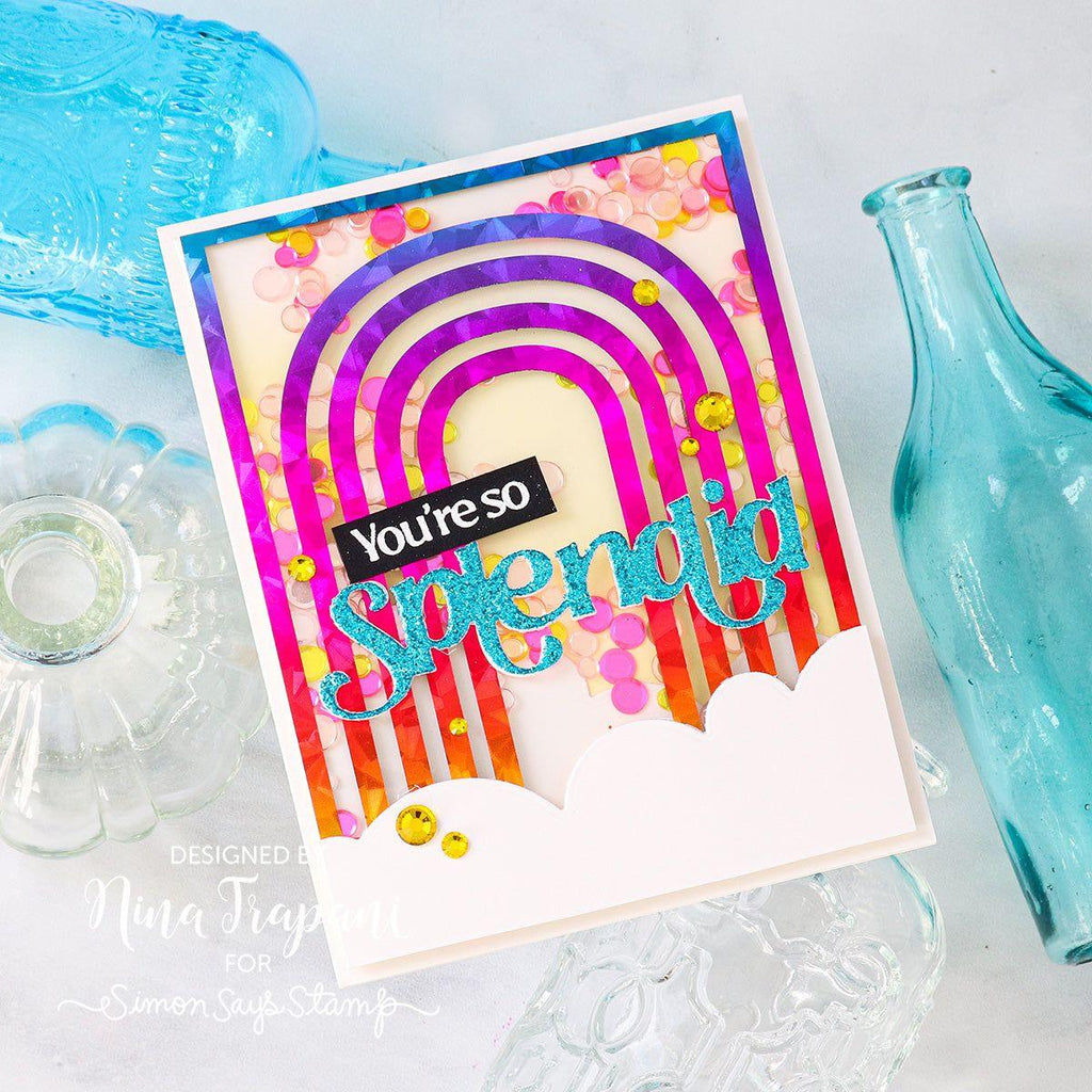 Simon Says Stamp Splendid Wafer Dies 1052sdc Be Bold Splendid Card