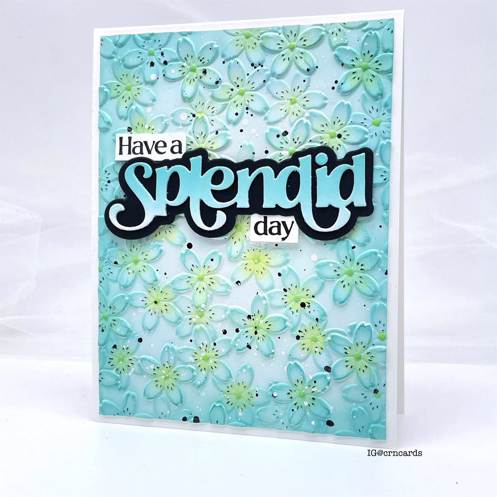 Simon Says Clear Stamps Splendid Sentiments 3038ssc Be Bold Splendid Card