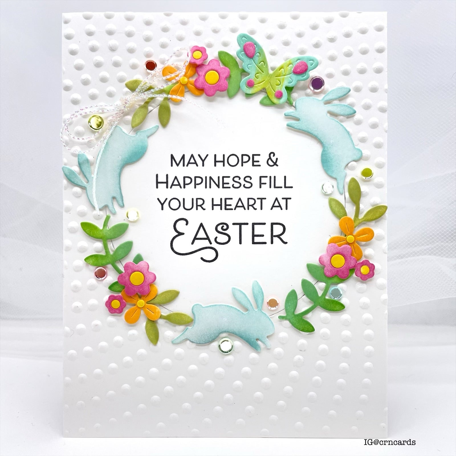 Simon Says Stamp Springtime Celebration Plate Wafer Die s1018 Favorite Things Easter Card