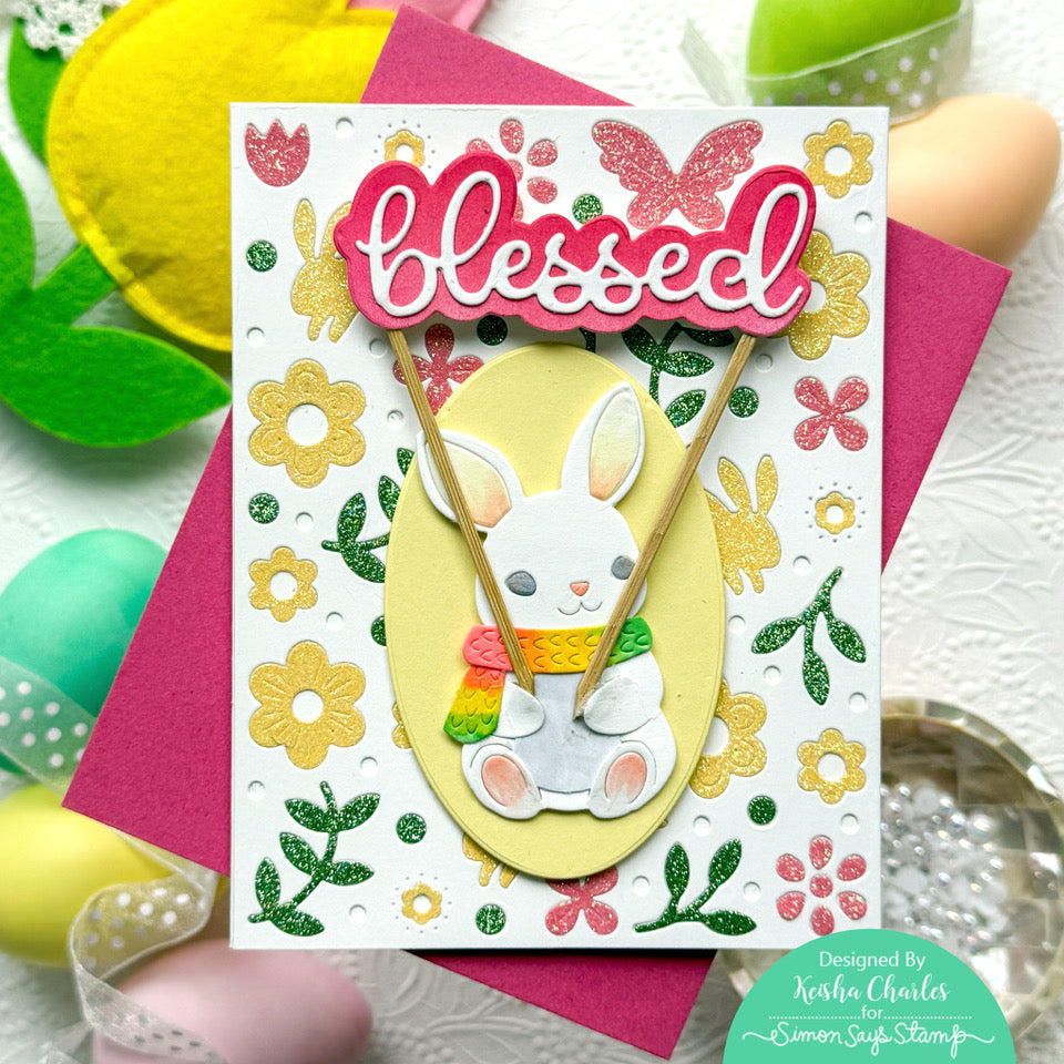 Simon Says Stamp Springtime Celebration Plate Wafer Die s1018 Favorite Things Easter Card | color-code:ALT06