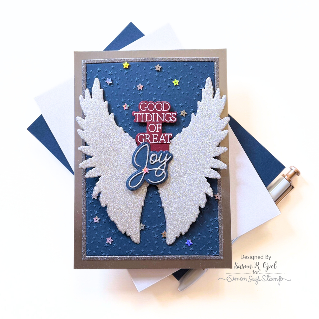 Simon Says Stamp Embellishment Mix North Star 1125ns And Everything Nice Christmas Card