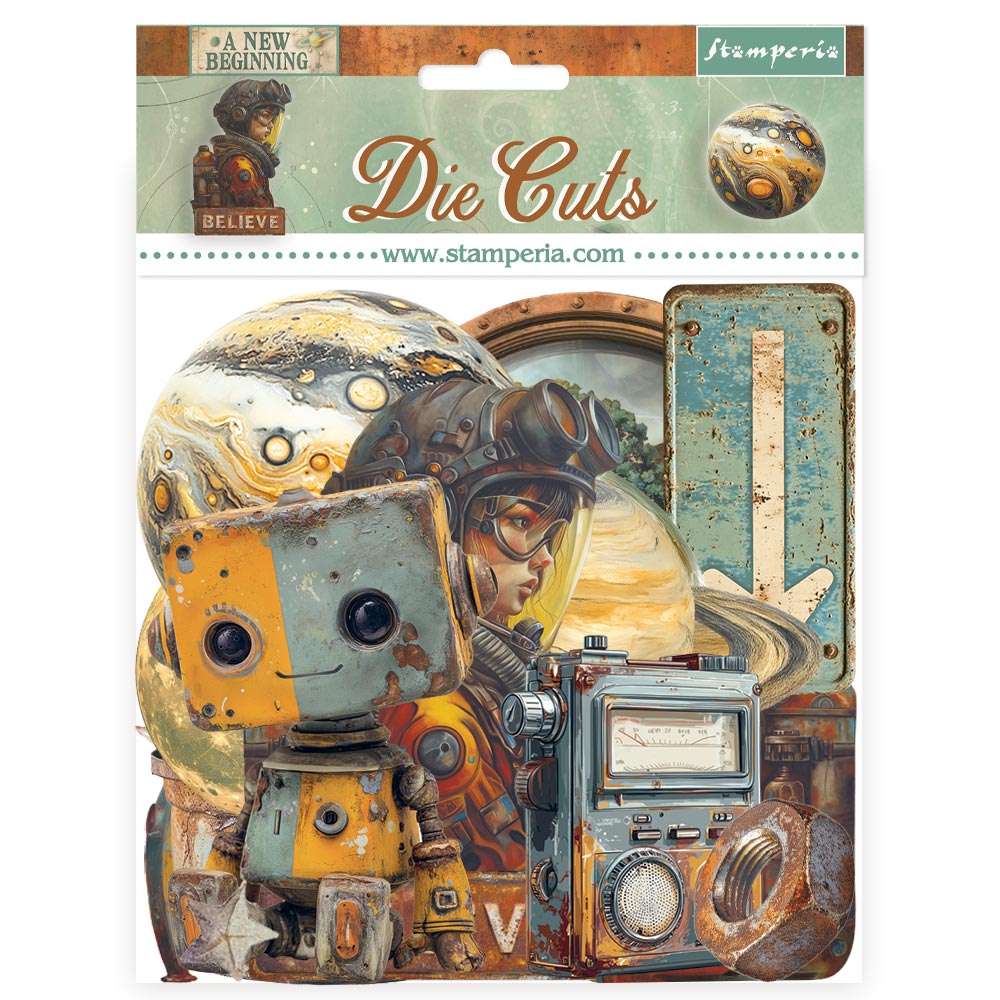 Stamperia A New Beginning Assorted Die Cuts dfldc129 arrow