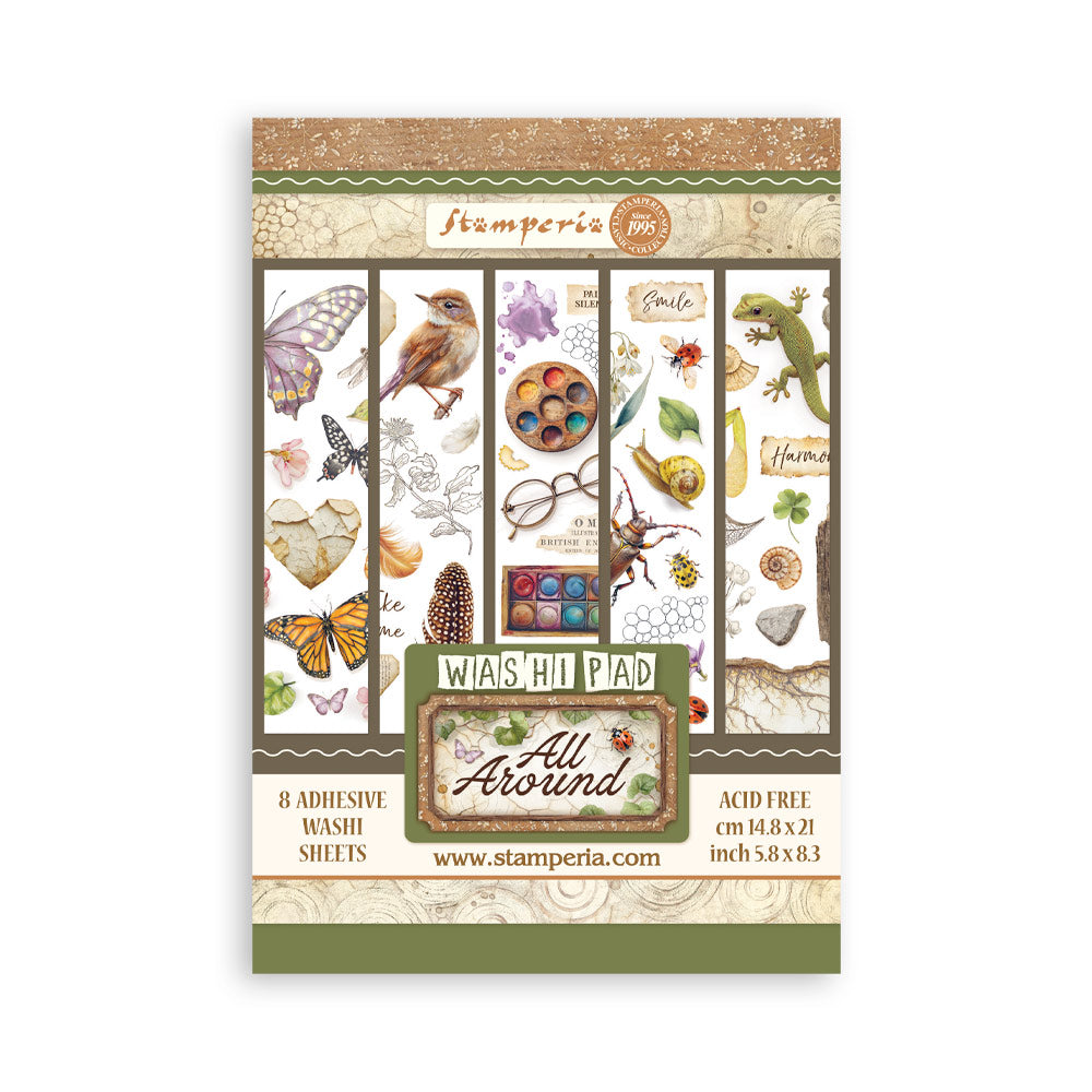 Stamperia All Around A5 Washi Sheets sbw33