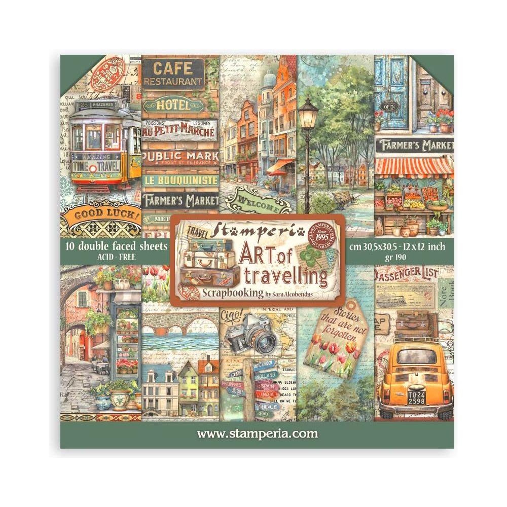Stamperia Art Of Travelling 12x12 Paper sbbl164
