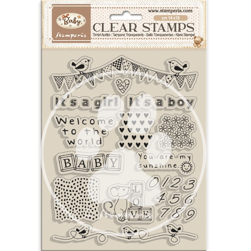 Stamperia Baby Clear Stamps wtk235

