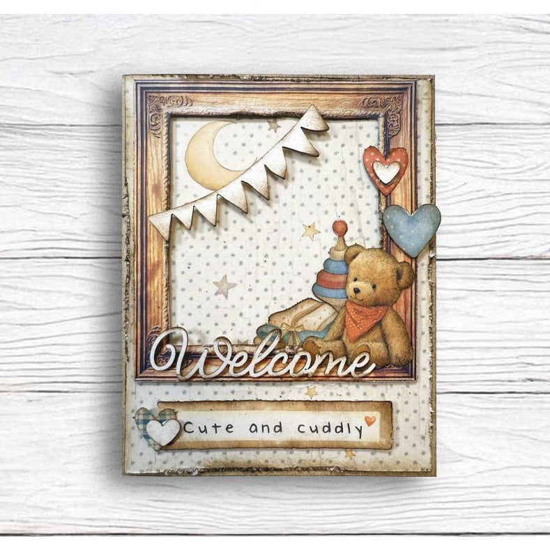 Stamperia Baby Junk journal sbjk12 welcome