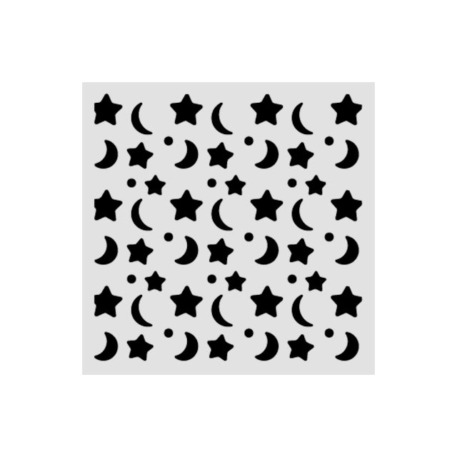 Stamperia Baby Star And Moon Stencil kstds71
