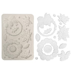 Stamperia Christmas Garlands A5 Silicone Mould kacma618