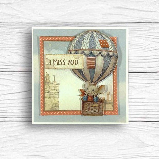 Stamperia Family Ephemera dflct72 balloon