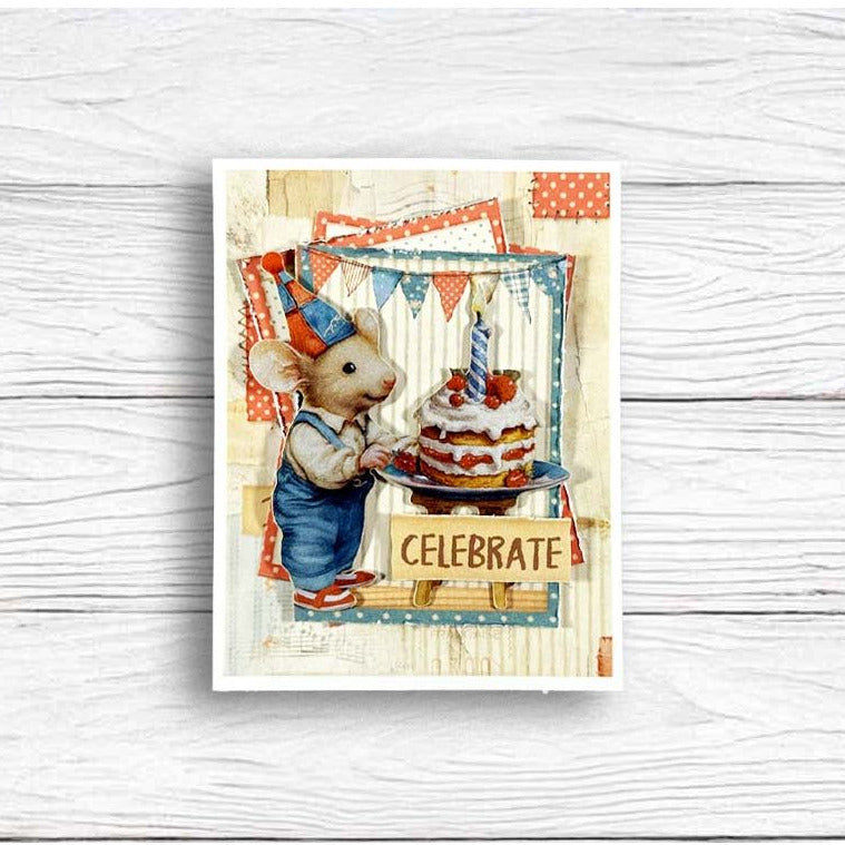 Stamperia Family Ephemera dflct72 celebrate