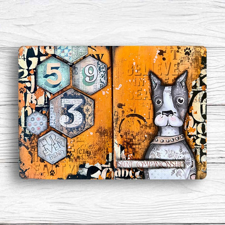 Stamperia Furry Friends 12x12 Paper sbbl176 numbers