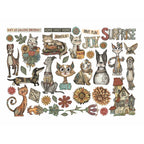 Stamperia Furry Friends Ephemera dflct69