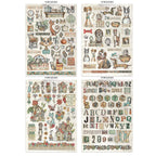 Stamperia Furry Friends Junk Journal sbjk07 stickers