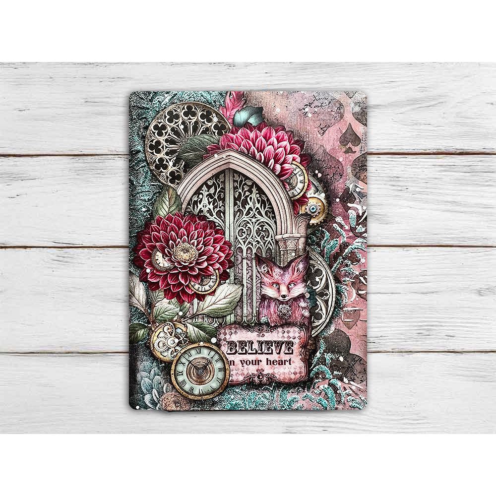 Stamperia Master Of Magic Maxi Background Selection 12x12 Paper sbbl167 fox