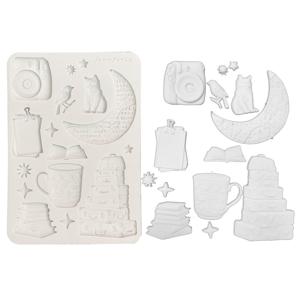 Stamperia Secret Diary A5 Silicone Mold kacma605