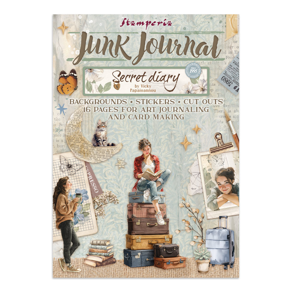 Stamperia Secret Diary Junk Journal sbjk15 1
