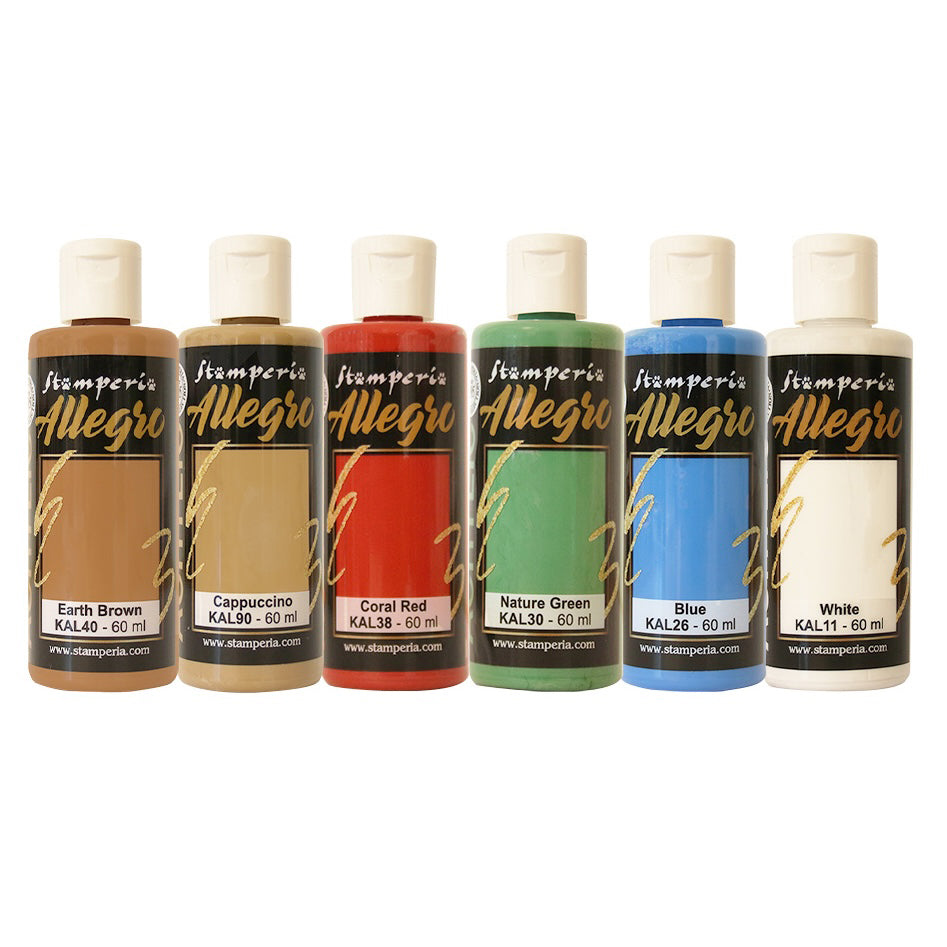 Stamperia Silent Night Allegro Acrylic Paint kalkit75