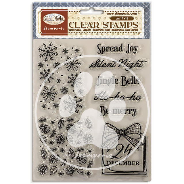 Stamperia Silent Night Clear Stamps wtk244