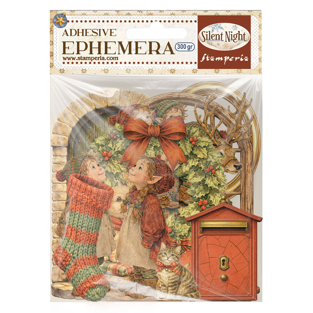 Stamperia Silent Night Ephemera dflct88