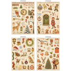 Stamperia Silent Night Junk Journal sbjk27 stickers