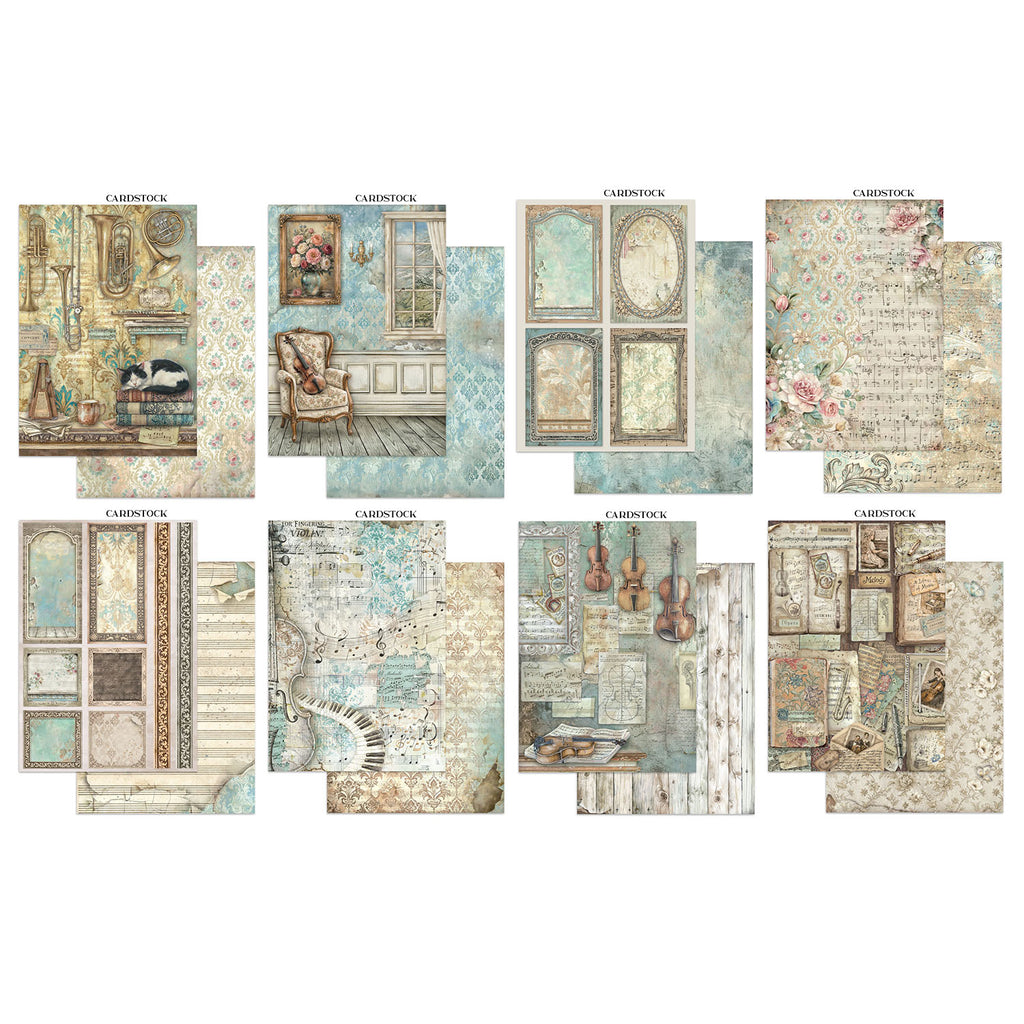 Stamperia Symphony Junk Journal sbjk24 cardstock