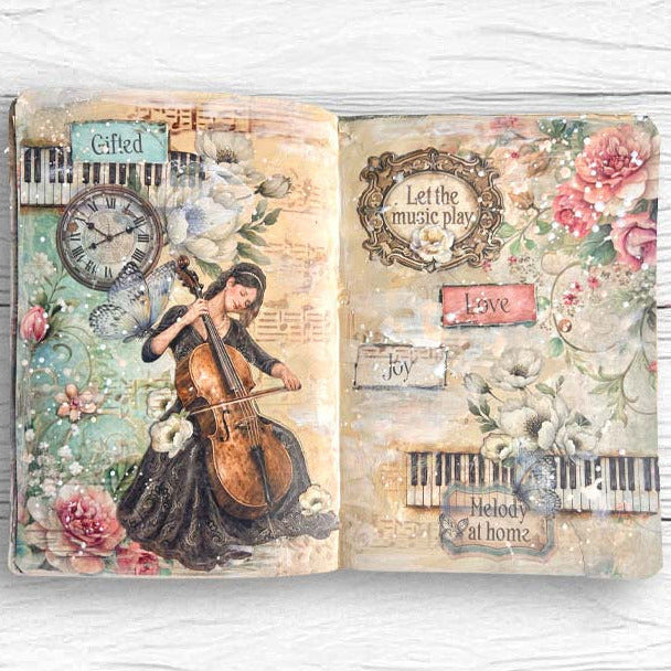 Stamperia Symphony Junk Journal sbjk24 gifted