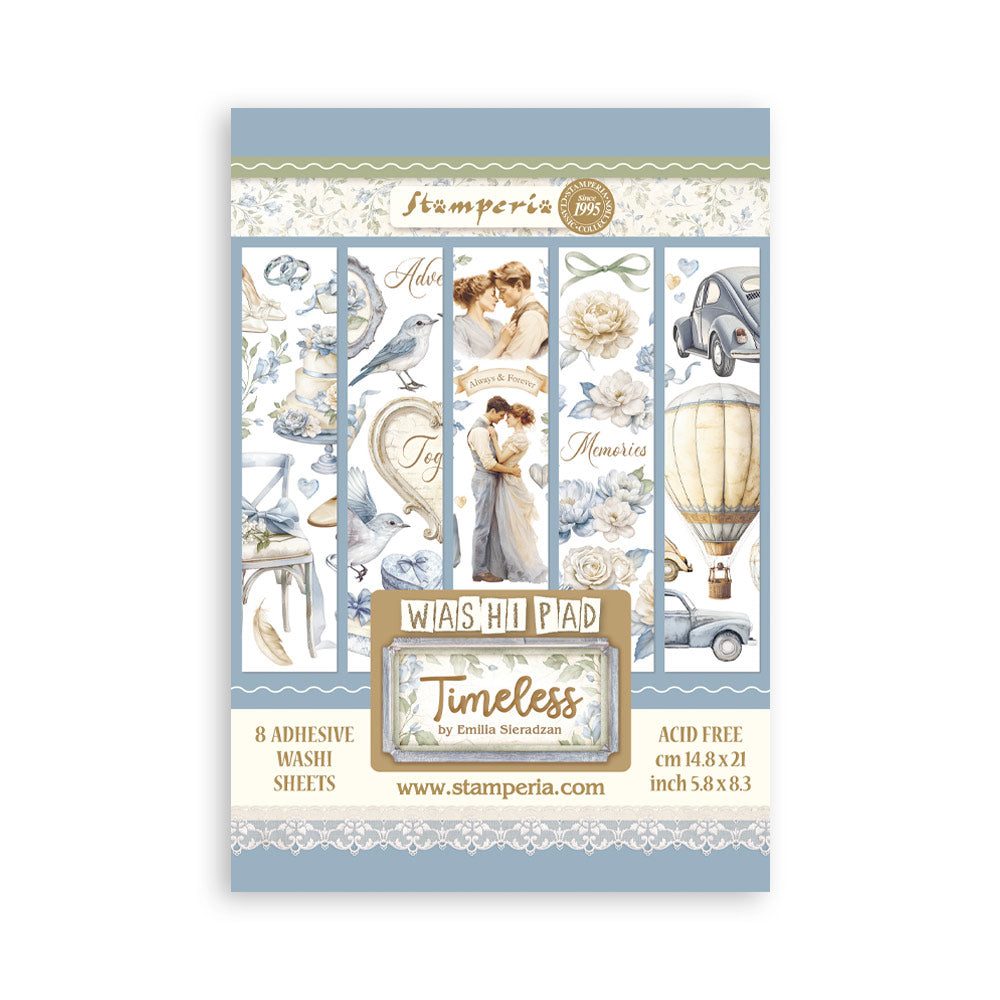 Stamperia Timeless Washi Pad Sheets A5 sbw20